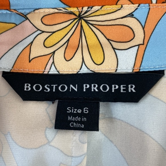 Boston Proper Hippie Boho Button Down Top Business Casual Size 6 Lot of 2 - Picture 10 of 14